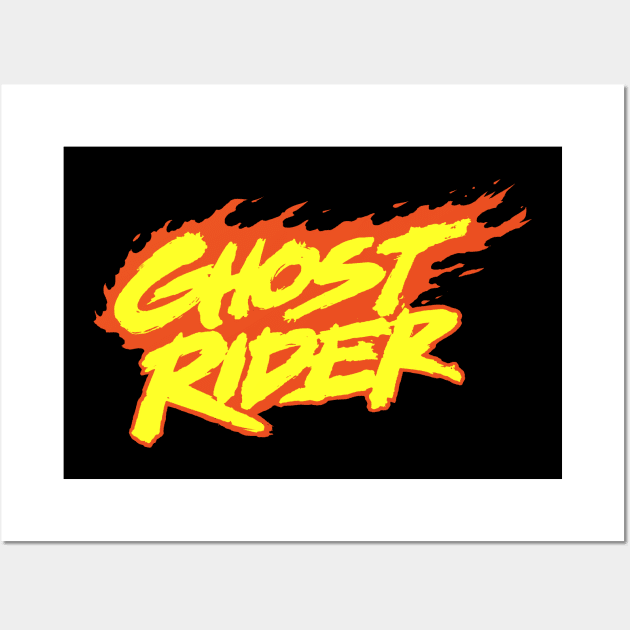 Ghost Rider logo Wall Art by OniSide